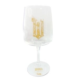Wicked x Lug Wine Glass – Wicked For Good logo (Gold Glinda, Elphaba)